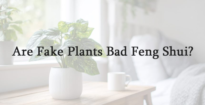 Are Fake Plants Bad Feng Shui